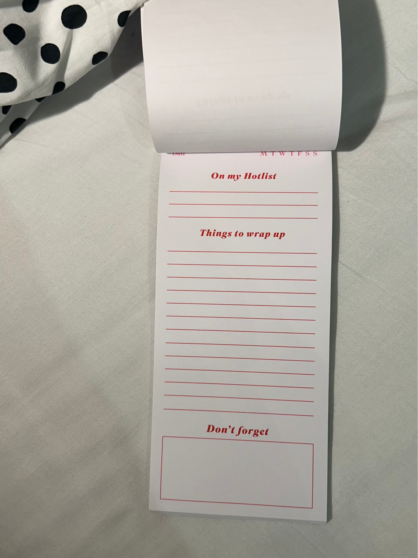 Big Ideas & Tiny Tasks Notepad