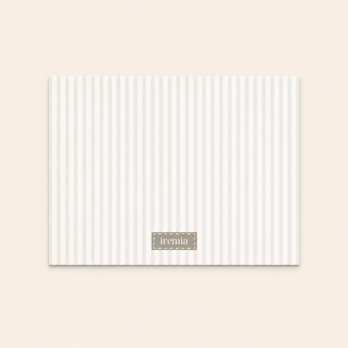 Taupe Striped Bear