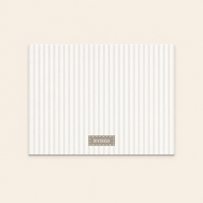 Taupe Striped Bear