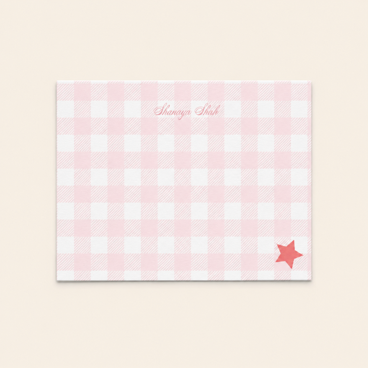 Gingham Stars