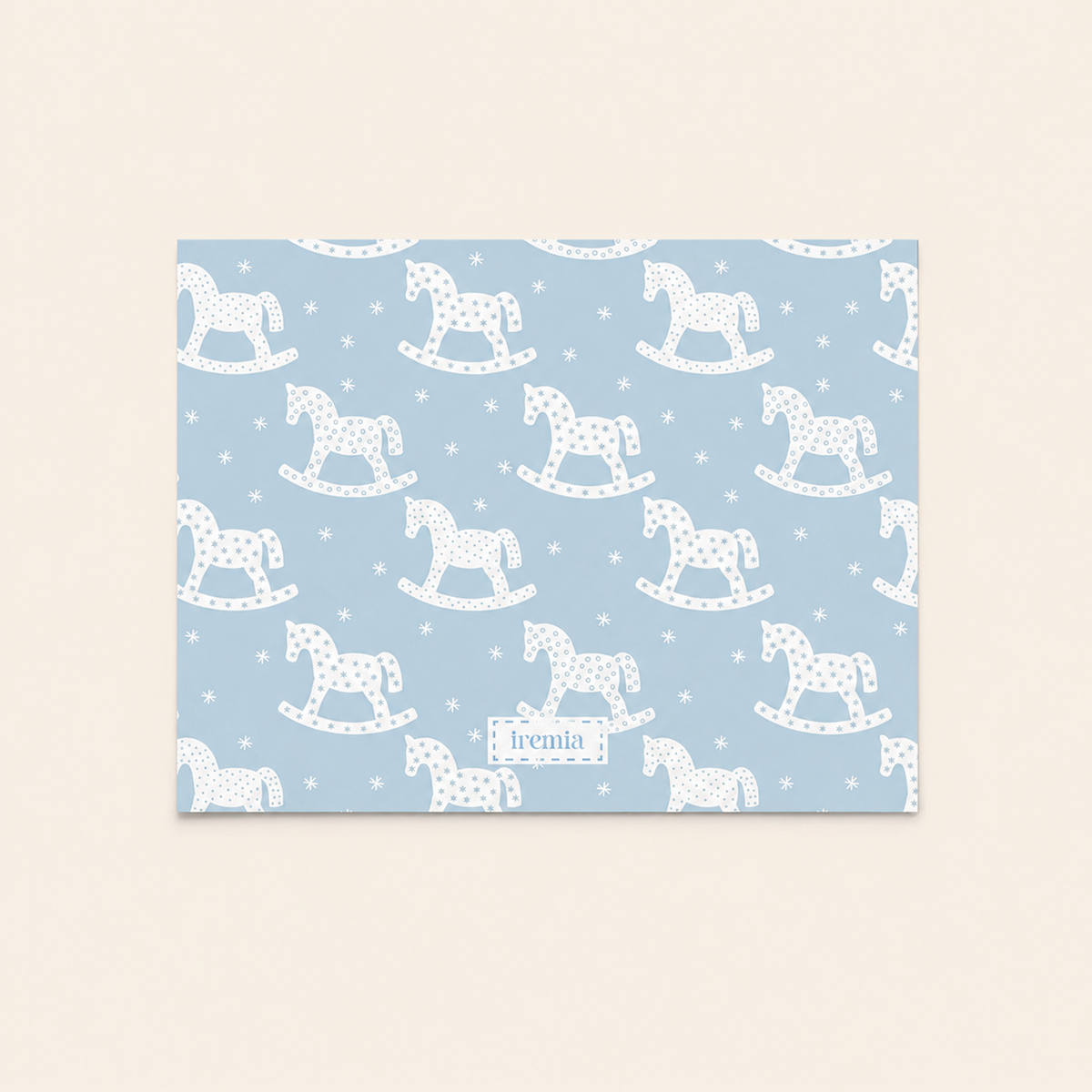 Baby Blue Rocking Horse
