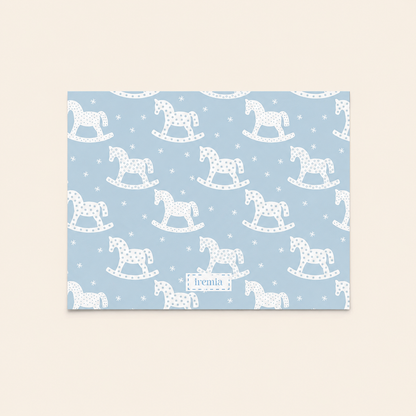 Baby Blue Rocking Horse