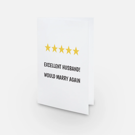 5 Star Rating – Excellent Husband
